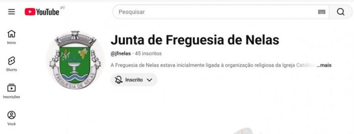 A Junta de Freguesia de Nelas j&aacute; est&aacute; no YouTube!