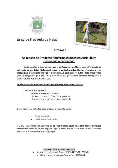 Forma&ccedil;&atilde;o em Aplica&ccedil;&atilde;o de Produtos Fitofarmac&ecirc;uticos na Agricultura - Pesticidas e Herbicidas