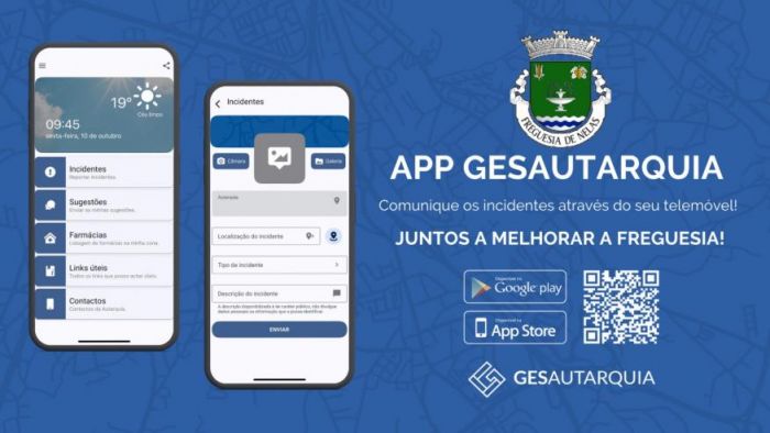 Junta de Freguesia de Nelas disponibiliza a aplica&ccedil;&atilde;o m&oacute;vel GesAutarquia - Freguesia de Nelas