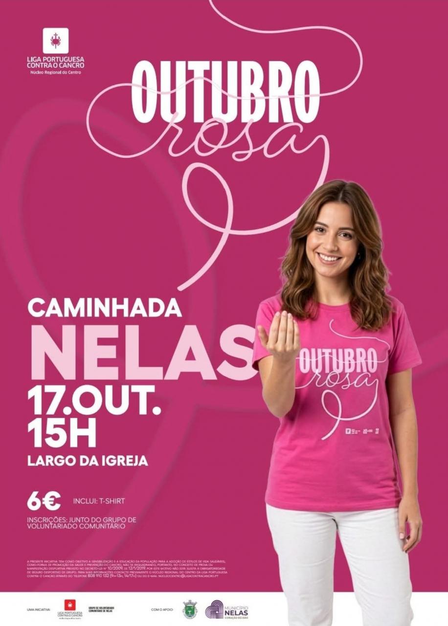 Caminhada Outubro Rosa - Nelas